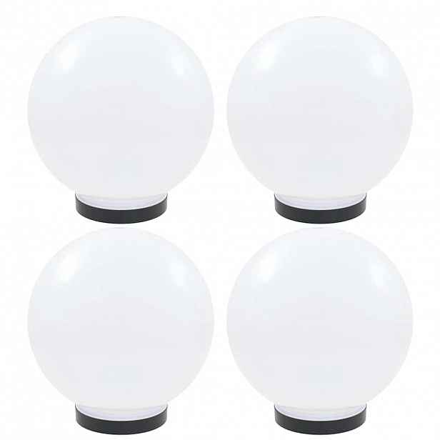 vidaXL Kulovité LED lampy 4 ks koule 25 cm PMMA