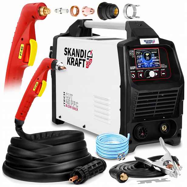 Plazmová Řezačka Plazmová Skandi Kraft Cut 45 Pfc Blow Back Synergie 30 MM