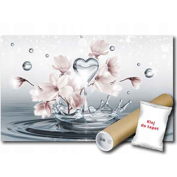 Fototapeta Srdce Květy 25A F2XL 312x219 F10163