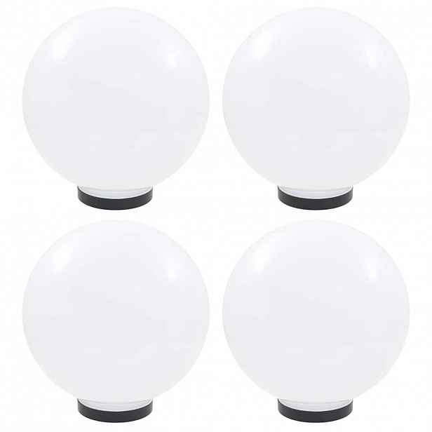 vidaXL Kulovité LED lampy 4 ks koule 30 cm PMMA