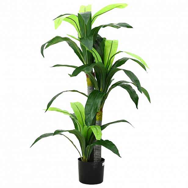 vidaXL Umělý stromek Dracaena 36 listů 120 cm zelený
