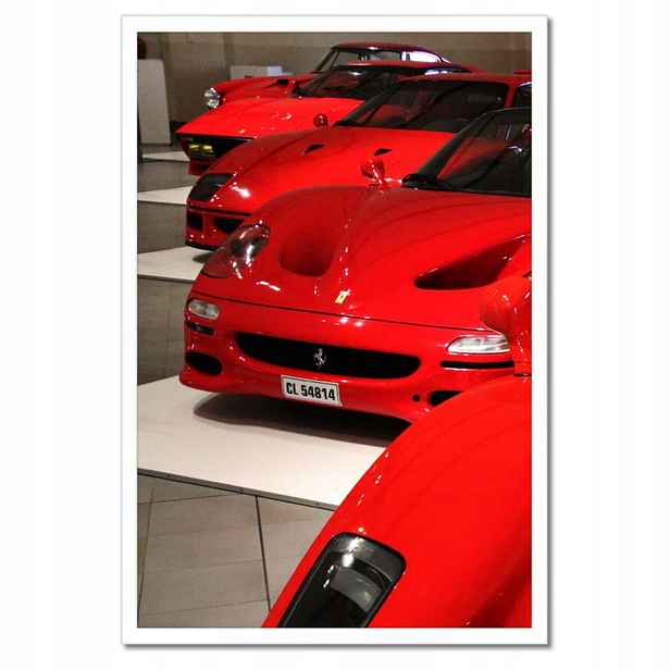 Plakáty v rámu 40x60 Červené Ferrari