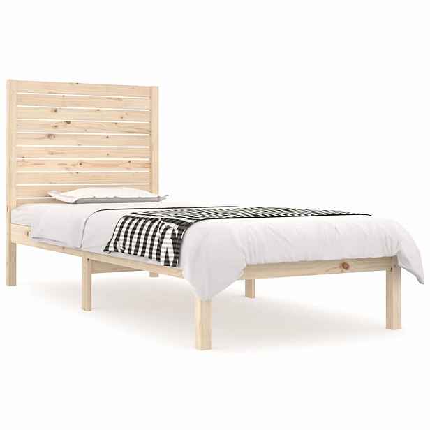 vidaXL Rám postele masivní dřevo 90 x 190 cm Single