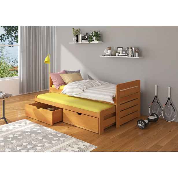 Dětská dvojlůžková postel 80x180 DANRINA - olše