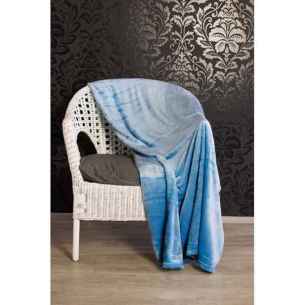 TP Mikroflanelová deka Premium 150x200 - Světle modrá