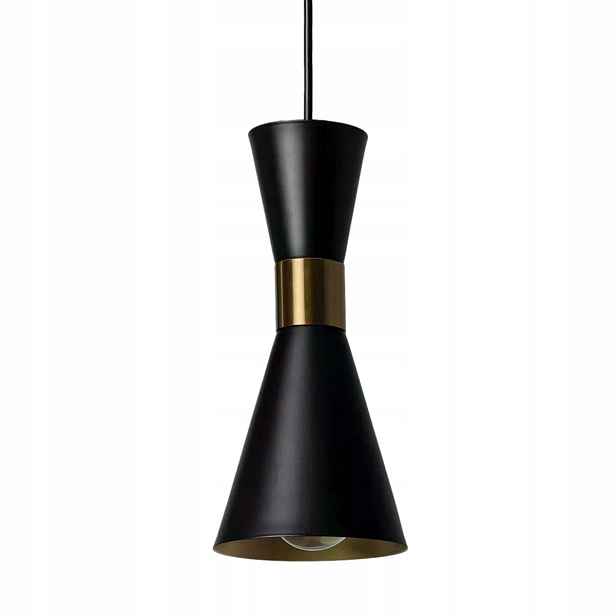 Závěsná bodová lampa zlatá černá přesýpací hodiny nad stůl ostrov bar Abruzzo