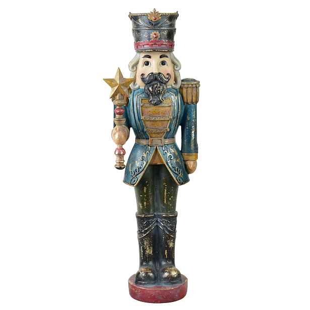 Mondex Vánoční figurka Santa Lila Louskáček 59,5 cm vícebarevná