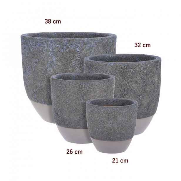 Obal kulatý GALAXY keramika modrá 21cm