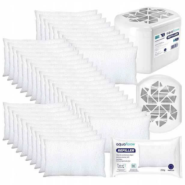 Pohlcovač vlhkosti AquaFloow Refiller 40 x náplně do pohlcovače 250 g