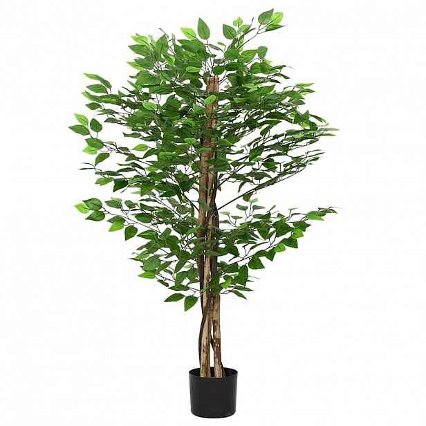 vidaXL Umělá rostlina Ficus 788 Listy 120 cm Zelená