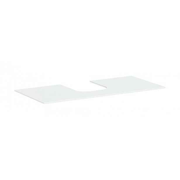 Deska pod umyvadlo Hansgrohe Xevolos E 118x1x55 cm bílá matná 54210700
