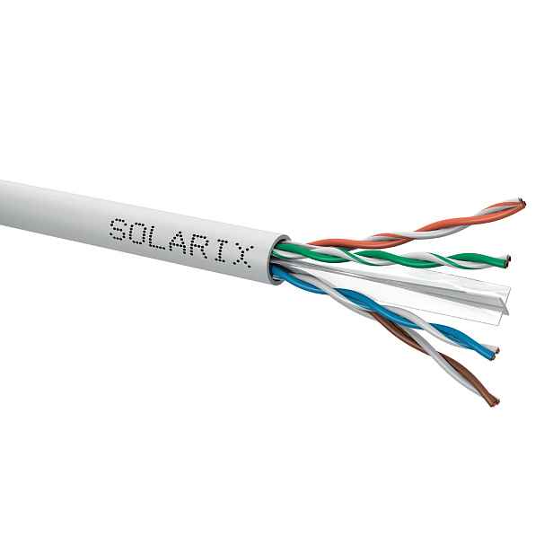 Kabel instalační Solarix CAT6 UTP nestíněný PVC 500 m