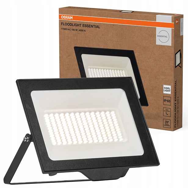 Led reflektorový reflektor Led 100W 10000lm 4000K Černý IP65 Floodlight