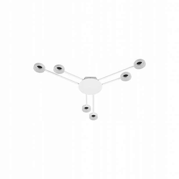 Stylový Led Lustr Zybi 15W 6XGX53 Bílý Ocel Hliník