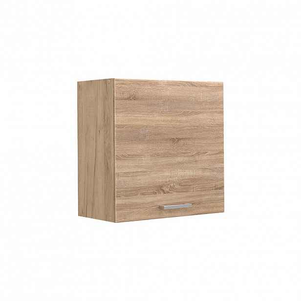 Vicco VĚŠÁK NA STĚNU R-Line, Sonoma/Zlatý mocný dub, 60 cm s 1 dvířky