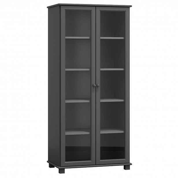 Vitrína RW106 80x42 cm Šedá