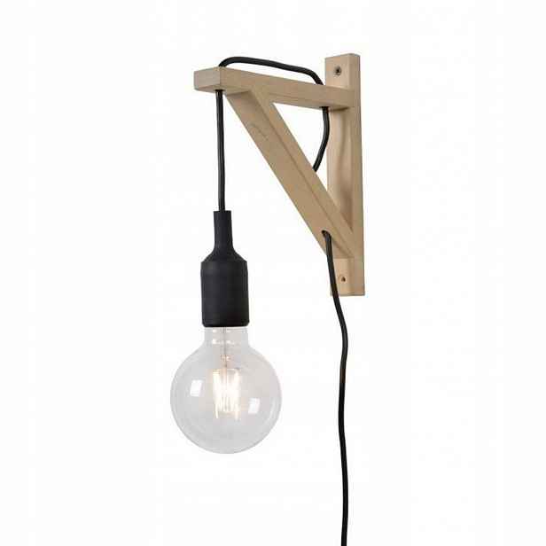 Černá nástěnná lampa Fix loft s teplým leskem nad postel 01/30/Lucide