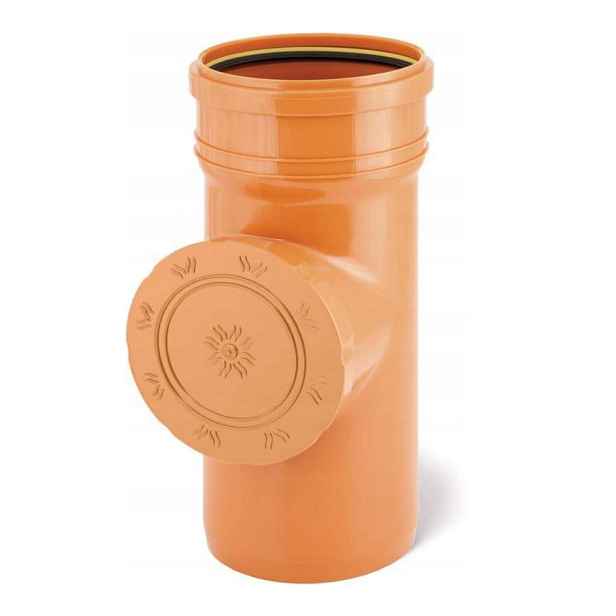 Kanalizační revize 160 oranžová Karmat