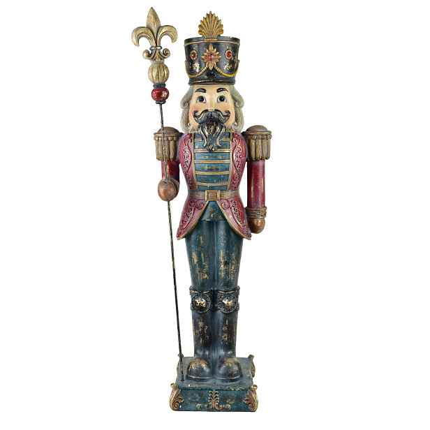 Mondex Vánoční figurka Santa Lila Louskáček 99 cm vícebarevná