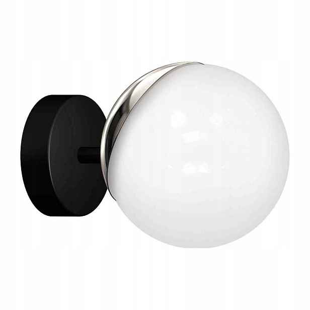 Nástěnné svítidlo Sfera Black/chrome 1xE14