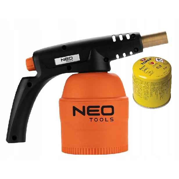 Plynová pájecí lampa Neo Tools Piezo Náboj