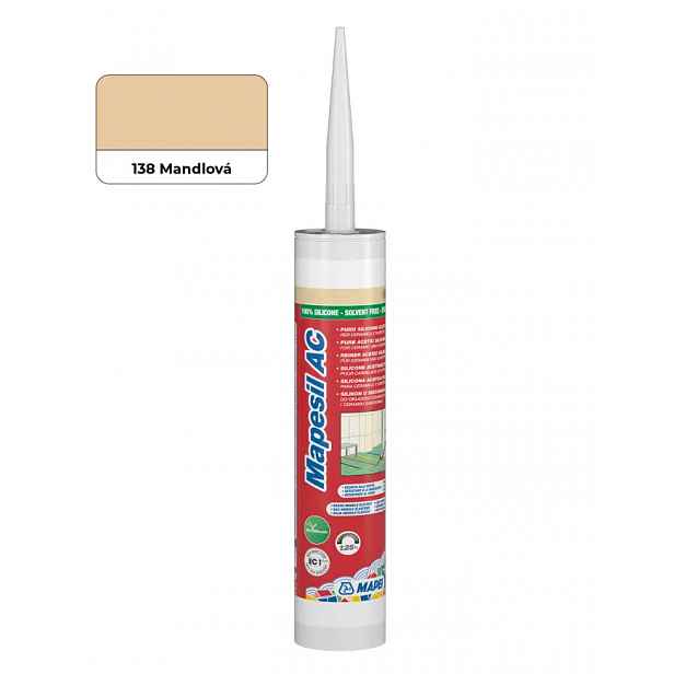 Sanitární silikon Mapei Mapesil AC 310 ml 138 mandlová