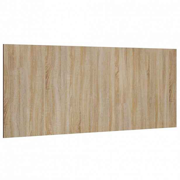 vidaXL Čelo postele dub sonoma 200 x 1,5 x 80 cm kompozitní dřevo