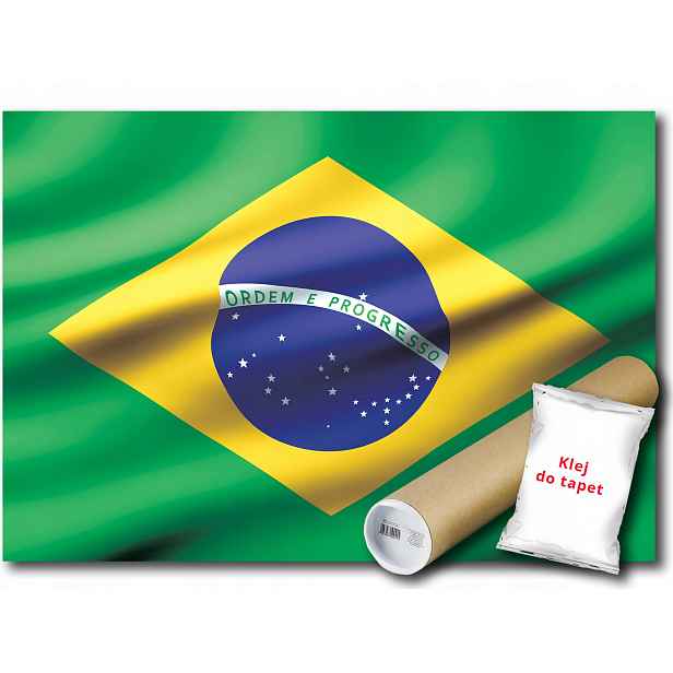 Fototapeta Brazilská Vlájka 22A Fxl 208x146 F487