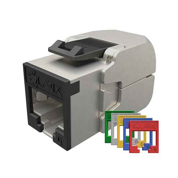 Keystone RJ45 Solarix CAT6 STP samořezný RAL barevné moduly