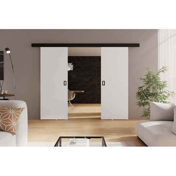 KIER Posuvné dveře WERDI DUO | 152 cm Barva: Bílá