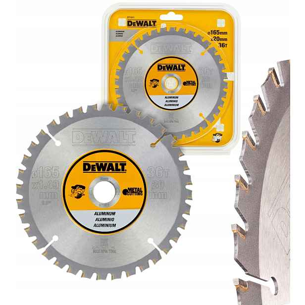 Kotouč pro pilu 165x20 mm hliníkový DeWALT DT1911