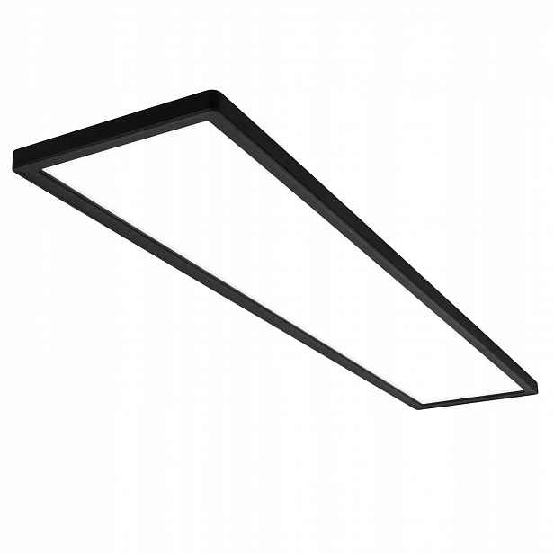 Led panel stropní svítidlo na omítku 36W 4000K 4800lm slim černý velký stropní svítidlo