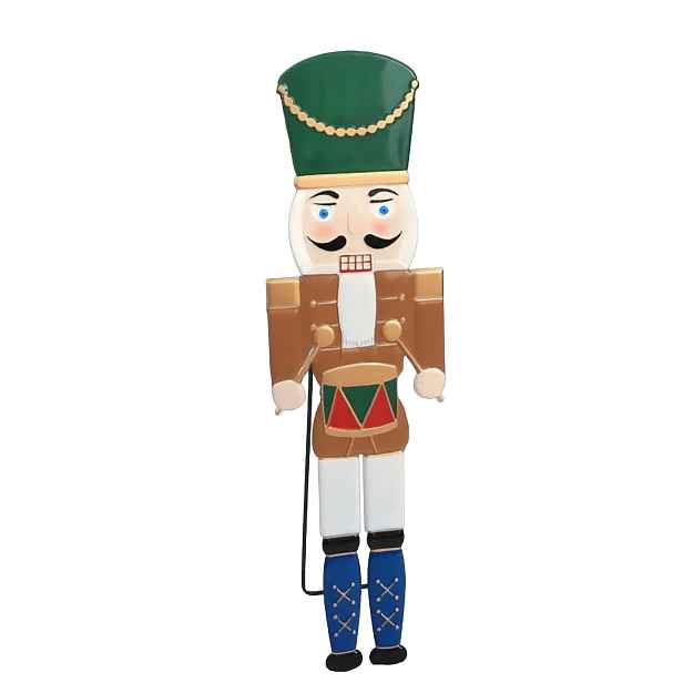 Mondex Vánoční figurka Santa Lila Louskáček se stojanem 99 cm vícebarevná