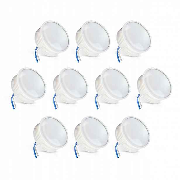 Sada 10 x Led modul Insert 5W 6000K Milky, barva studená bílá