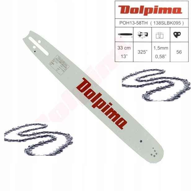 Vodítko 33 CM Řetěz X2 Oleo Mac 938 940 941 942 945 946 947 950 951 952