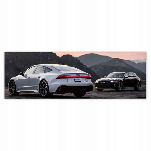 Plakáty 200x66 Bílé Audi RS7 Auto