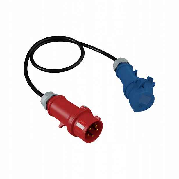Adaptér 1 m Zástrčka 16 A pro kempingový 230 V 2766