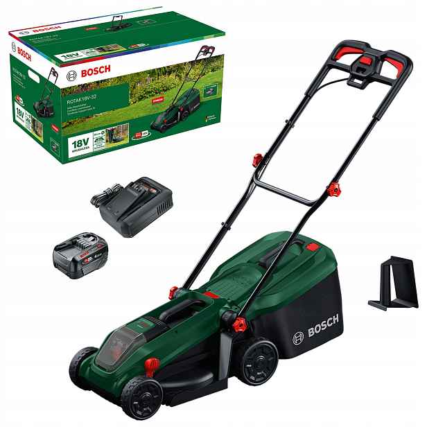 Bosch Rotak 18V-32 Sada akumulátorové sekačky