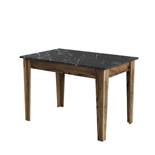Casarredo Jídelní stůl KIEV 509 s úložným prostorem – ořech/černá