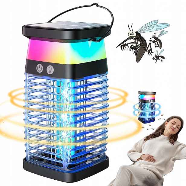 Insekticidní lampa Uv Past Velmi účinná Přenosná Kempingová lampa na mouchy