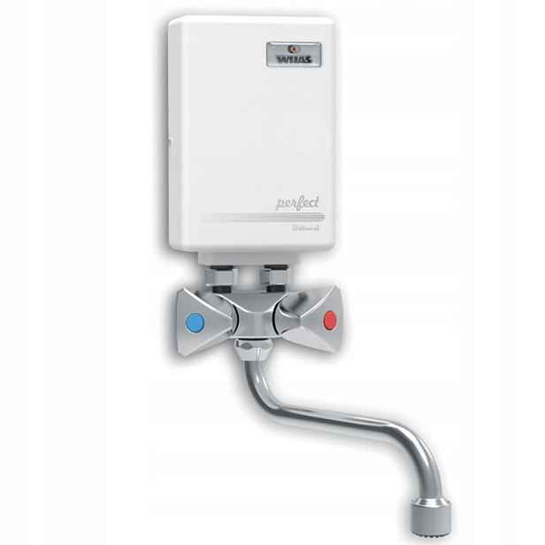 Průtokový ohřívač vody Wijas Perfect 400 230 V 4 kW s výtokem 150 mm