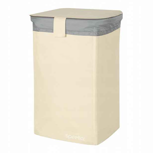 Spirella koš na prádlo Classic L, bílý, polyester, 50 L
