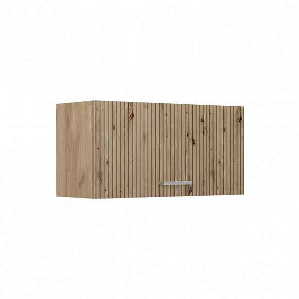 Vicco VĚŠÁK NA STĚNU R-Line, Řemeslný dub/Zlatý mocný dub, 80 cm Plochý