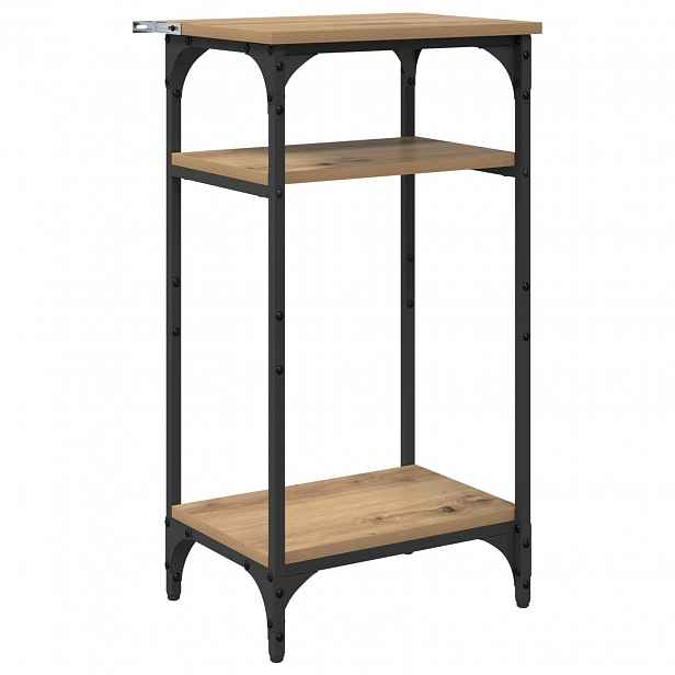 vidaXL Boční stůl Artisanový dub 40 x 30 x 75 cm Kompozitní dřevo