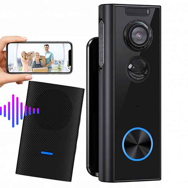 4MP 2K Videotelefon Zvonek Kamerou Bezdrátový Smart Dálkový Náhled