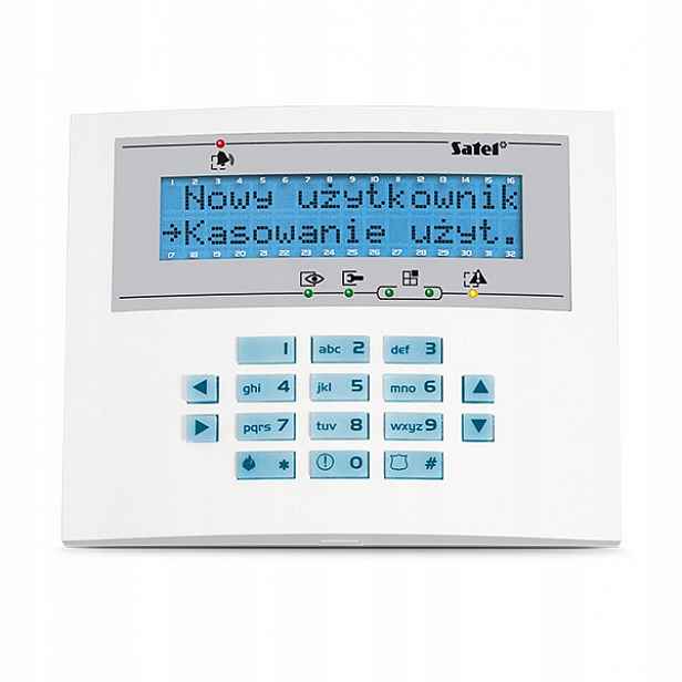 LCD Manipulátor Satel Int-klcds-bl Modrý