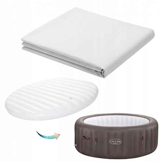 Nafukovací tepelný kryt vířivky pro Lay-Z-Spa 60165 6001S Bestway