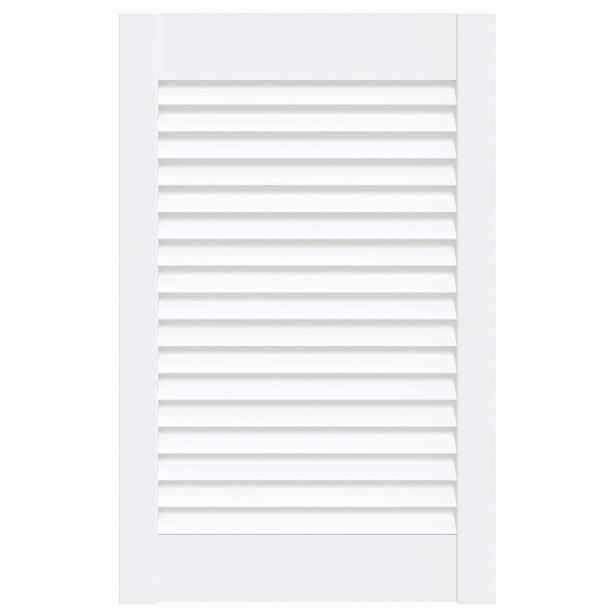 vidaXL Nábytková dvířka lamelový design bílá 61,5 x 39,4 cm borovice