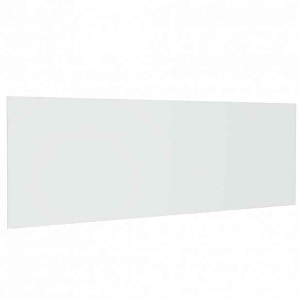 vidaXL Nástěnné čelo postele bílé 240 x 1,5 x 80 cm kompozitní dřevo