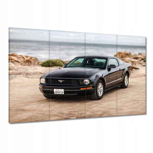 Obrazy 120x80 Černý Ford Mustang